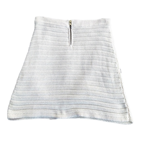 𝅺MADEWELL Wallace Cream Ribbed Knit Sweater Skirt - Picture 5 of 6